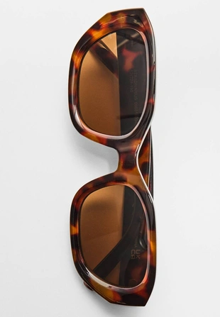 Солнцезащитные очки в оправе из смолы геометрической формы- Заказать в России
