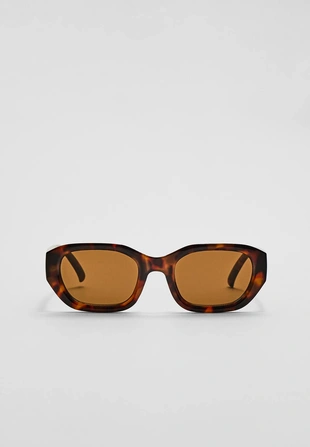 Солнцезащитные очки в оправе из смолы геометрической формы- Заказать в России