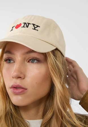 Кепка с надписью I LOVE NY- Заказать в России