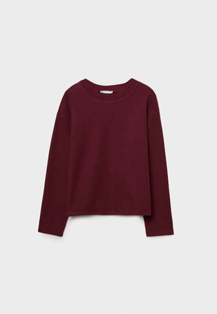 Purple|6535/501 - Stradivarius Трикотажная футболка с круглым вырезом
