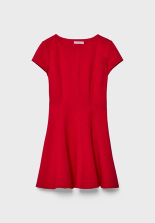 Купить Stradivarius Платье из трикотажа PONTE DI ROMA с короткими рукавами