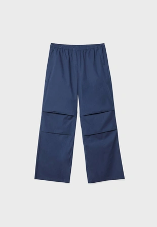 Брюки с низкой посадкой и эластичным поясом- Заказать в России