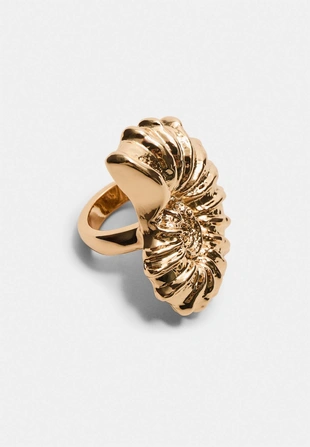Gold|0828/811 - Stradivarius Кольцо «морская улитка»
