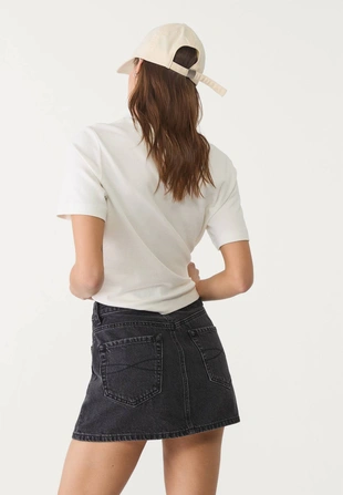 Джинсовая мини-юбка D60- Заказать в России