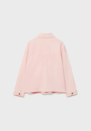 Pastel pink|1742/340 - Stradivarius Куртка из твила с карманами