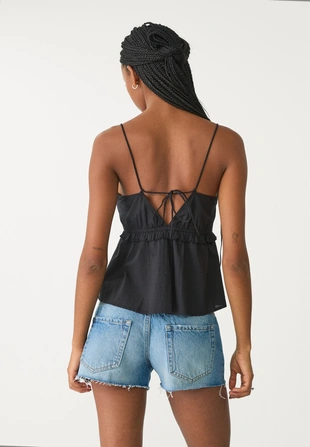 Топ с завязывающимися бретелями- Заказать в России
