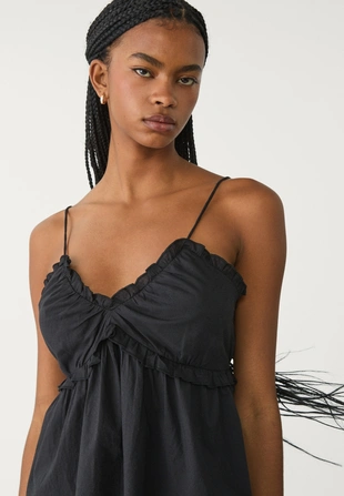 Топ с завязывающимися бретелями- Заказать в России