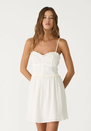 Купить Stradivarius Короткое струящееся платье