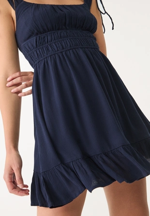 Короткое струящееся платье- Заказать в России