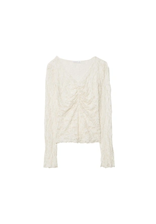 LONG SLEEVE LACE TSHIRT- Заказать в России