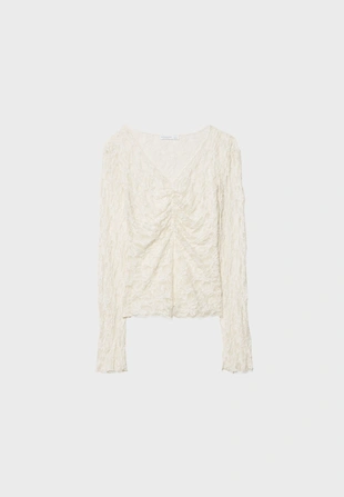 LONG SLEEVE LACE TSHIRT- Заказать в России