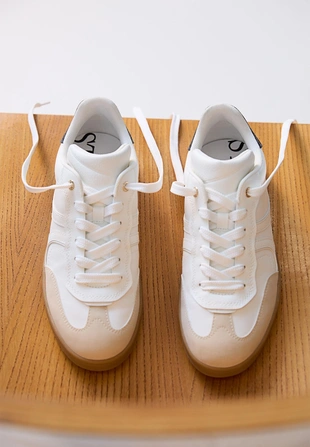 WHITE|9511/570 - Stradivarius Повседневные кеды в стиле ретро