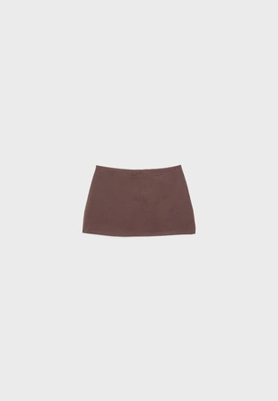 Brown|7693/665 - Stradivarius Мини-юбка-шорты
