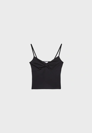 Купить Stradivarius Топ на бретелях с узлом спереди