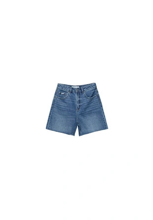Купить Stradivarius Длинные джинсовые шорты D93