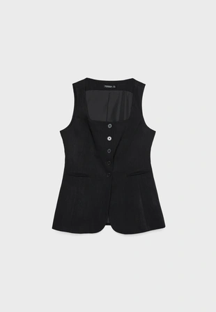 Купить Stradivarius Жилет из струящейся рельефной ткани