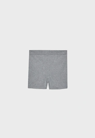 Grey melange|7687/551 - Stradivarius Базовые бесшовные шорты