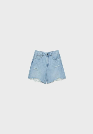 Купить Stradivarius Длинные джинсовые шорты D93
