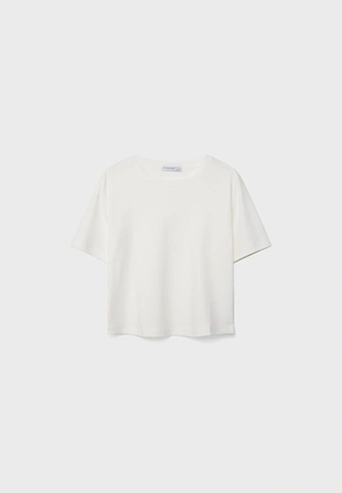 Купить Stradivarius Базовая футболка классического кроя из плотной ткани