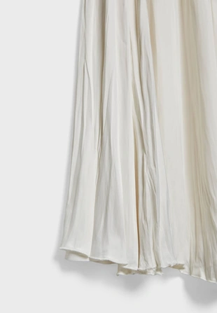 Длинная юбка из струящегося атласа- Заказать в России