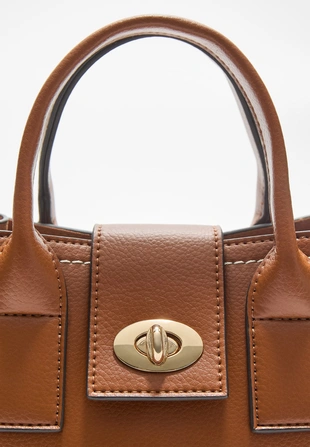 Сумка-шопер с декоративной строчкой- Заказать в России