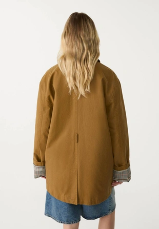 Вощеная парка с карманами- Заказать в России