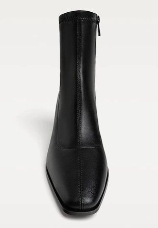 BLACK |9901/470 - Stradivarius Эластичные ботильоны на высоком каблуке