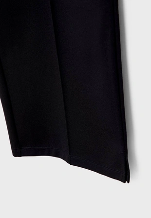 Black|7251/169 - Stradivarius Брюки из интерлока со швом