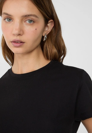 Набор из 2 укороченных топов с короткими рукавами- Заказать в России