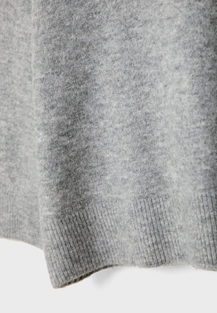 Grey melange|5010/400 - Stradivarius Свитер из ткани SOFT TOUCH