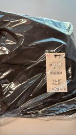 Zara БРЮКИ-БАГГИ В ТОНКУЮ ПОЛОСКУ СО СКЛАДКАМИ Brown | 1255/551/700