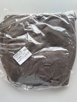 Zara ТРИКОТАЖНОЕ ПЛАТЬЕ С КОМБИНИРОВАННОЙ ОТДЕЛКОЙ Brown / Taupe | 2756/135/737