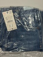 Zara Джинсы trf с высокой посадкой и широкими штанинами полной длины Blue | 6045/224/407