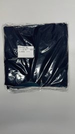 Zara БРЮКИ-БАЛЛОНЫ В ПОЛОСКУ ZW COLLECTION Navy blue | 8443/245/401