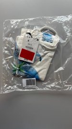 Bershka Топ из ткани с принтом на бретелях Off white | 8887/443/251