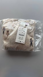 Zara ТРИКОТАЖНЫЙ ДЖЕМПЕР С ВЫШИВКОЙ И ШЕРСТЬЮ Ecru | 1473/526/712