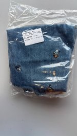Zara ДЖИНСЫ BAGGY С ВЫШИВКОЙ MICKEY MOUSE AND FRIENDS © DISNEY Mid-blue | 4441/665/427