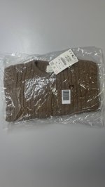 Zara КАРДИГАН ИЗ СМЕСОВОЙ ШЕРСТИ С ВЫШИВКОЙ И УЗОРОМ «КОСЫ» camel | 2582/609/707