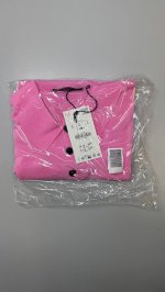 Zara ТРИКОТАЖНЫЙ ТОП-ПОЛО С КОРОТКИМИ РУКАВАМИ Mid-pink | 2142/019/645