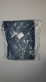 Stradivarius Джинсы прямого кроя OVERDYED BLUE DENIM|4891/885