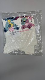 Zara ФУТБОЛКА С ПРИНТОМ STITCH & ANGEL © DISNEY White | 0962/701/250