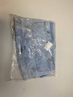 Bershka Укороченная джинсовая куртка Light blue | 1397/335/433