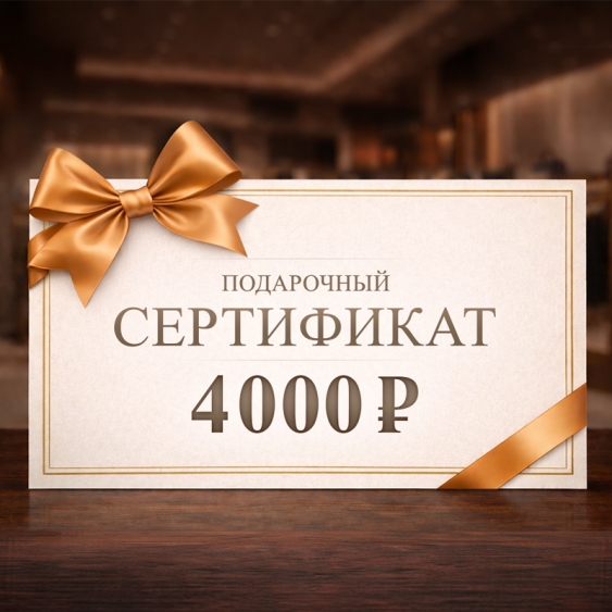 Stradivarius Подарочный сертификат номиналом 4000 рублей