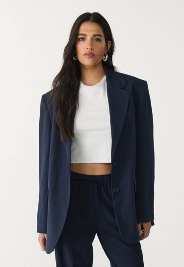 Stradivarius Блейзер оверсайз