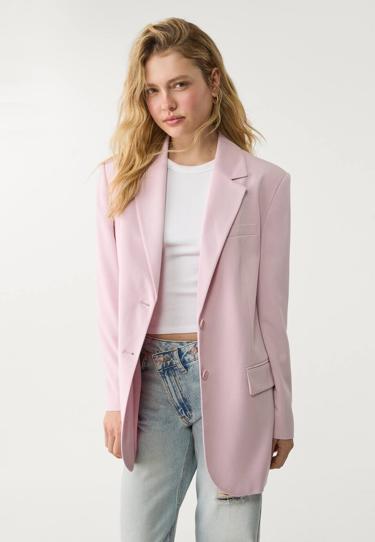 Stradivarius Струящийся пиджак оверсайз