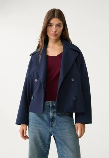 SHORT DOUBLEBREASTED COAT