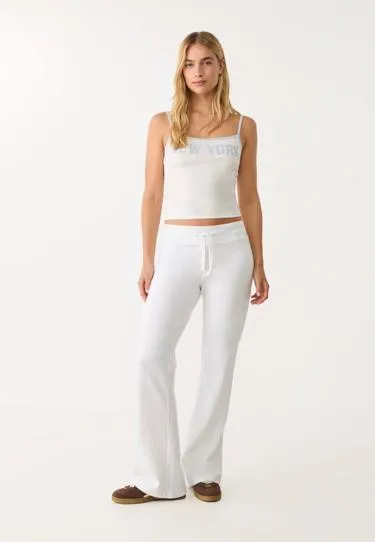 FLARED DRAWSTRING JOGGERS