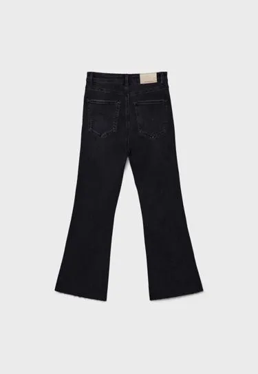 D78 CROPPED FLARED JEANS