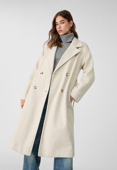 Stradivarius Тренч из ткани SOFT TOUCH купить с доставкой.