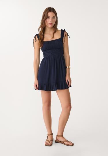 Stradivarius Короткое струящееся платье купить с доставкой.
